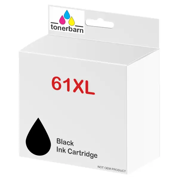 Compatible HP #61XL Black High Yield Ink Cartridge CH563WA