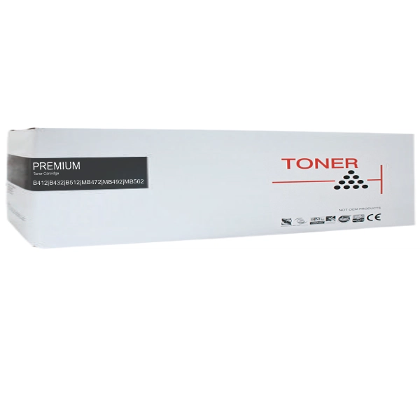 Compatible OKI B432 High Yield Black Toner Cartridge 45807107