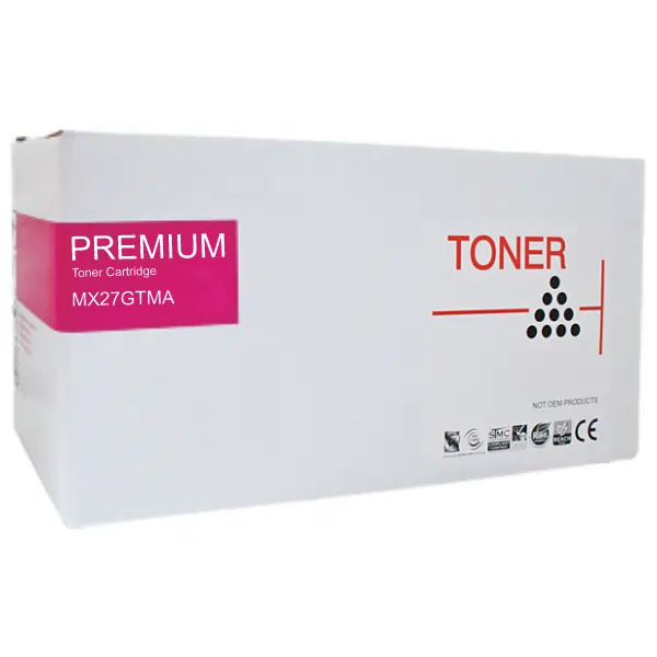 Compatible Sharp MX27GTMA Magenta Toner Cartridge MX27GT