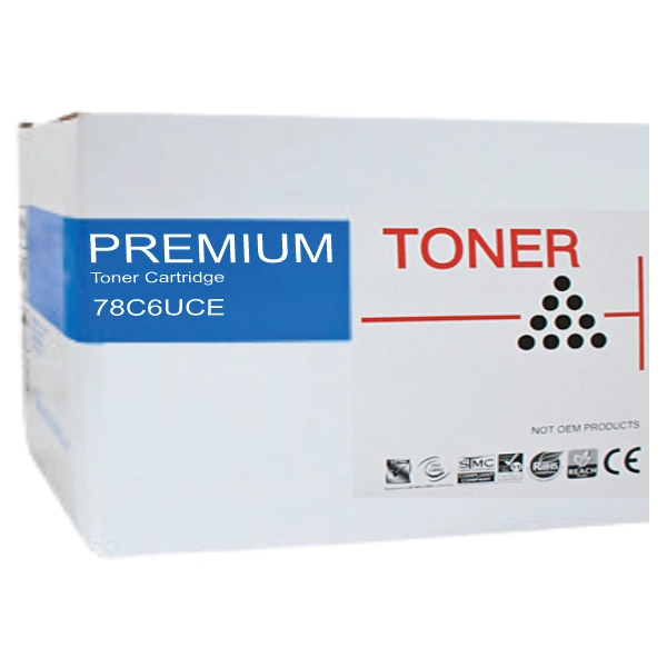Compatible Lexmark 78C6UCE Ultra High Yield Cyan Toner Cartridge 78C6UCE