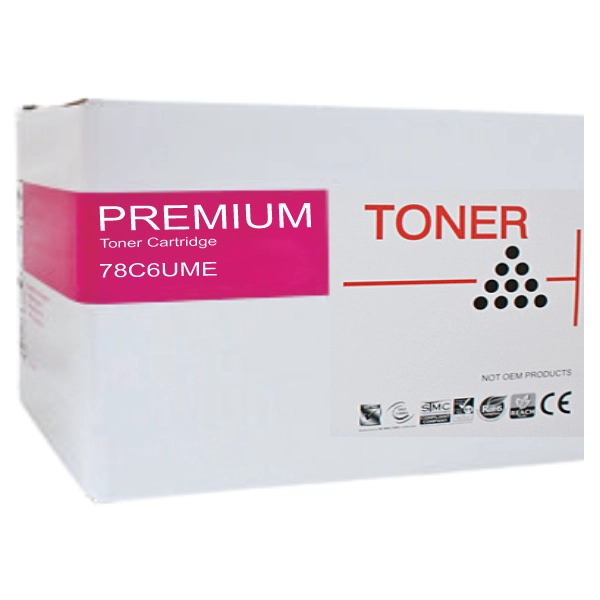 Compatible Lexmark 78C6UME Ultra High Yield Magenta Toner Cartridge 78C6UME