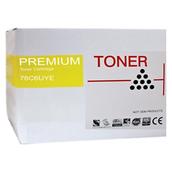 Compatible Lexmark 78C6UYE Ultra High Yield Yellow Toner Cartridge 78C6UYE