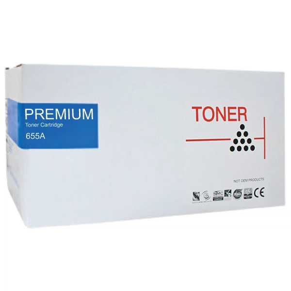 Compatible HP #655A (CF451A) Cyan Toner Cartridge