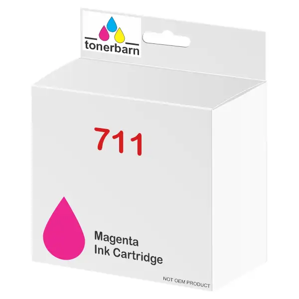 Compatible HP #711 29ml Magenta Ink Cartridge CZ131A