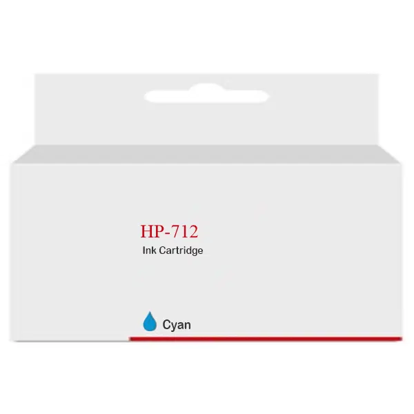 Compatible HP #712 29ml Cyan Ink Cartridge 3ED67A