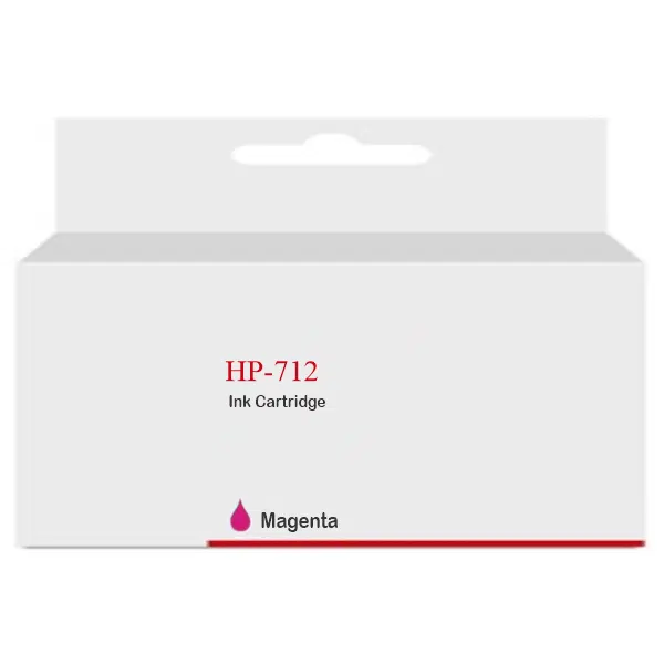 Compatible HP #712 29ml Magenta Ink Cartridge 3ED68A