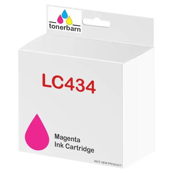 Compatible Brother LC434M Magenta Ink Cartridge