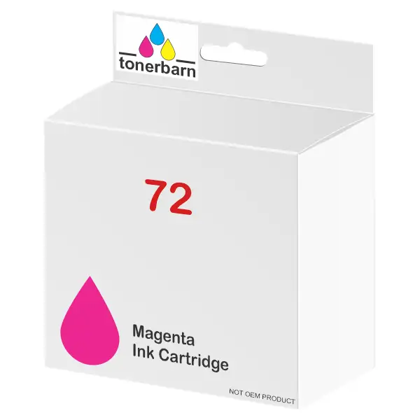 Compatible HP #72 130ml Magenta Ink Cartridge C9372A