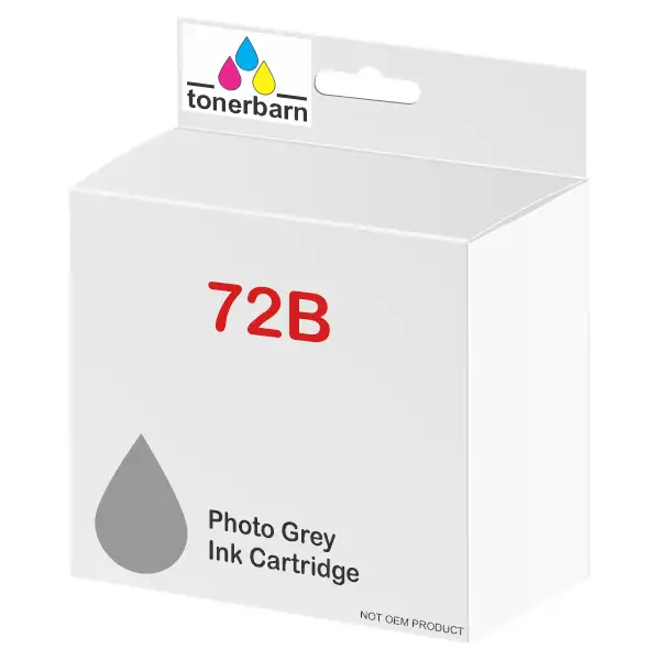 Compatible HP #72B 130ml Photo Grey Ink Cartridge 3WX08A