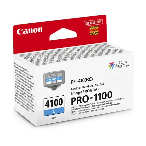 Canon PFI-4100 Cyan Ink Cartridge PFI4100C