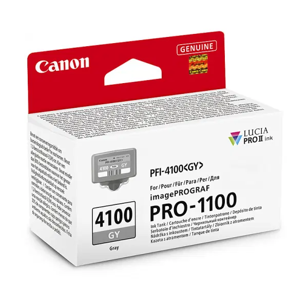 Canon PFI-4100 Grey Ink Cartridge PFI4100GY