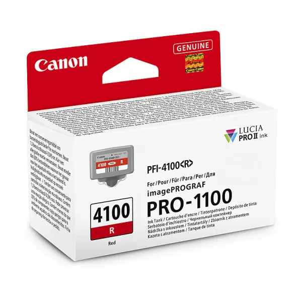 Canon PFI-4100 Red Ink Cartridge PFI4100R