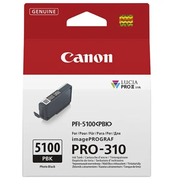 Canon PFI-5100 Photo Back Ink Cartridge PFI5100PBK