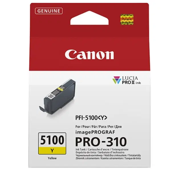 Canon PFI-5100 Yellow Ink Cartridge CI5100Y