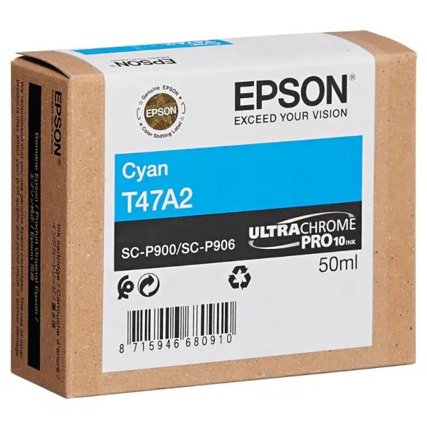 Epson T47A Cyan Ink Cartridge C13T47A200