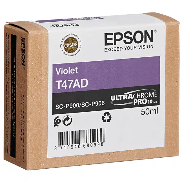 Epson T47A Violet Ink Cartridge C13T47AD00