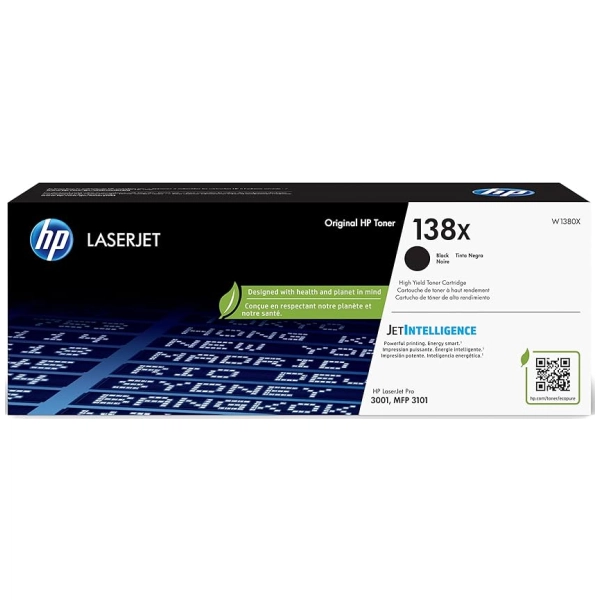 HP #138X (W1380X) Black Toner Cartridge W1380X