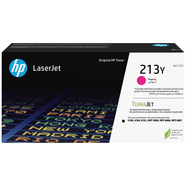 HP #213Y (W2133Y) Magenta Toner Cartridge W2133Y