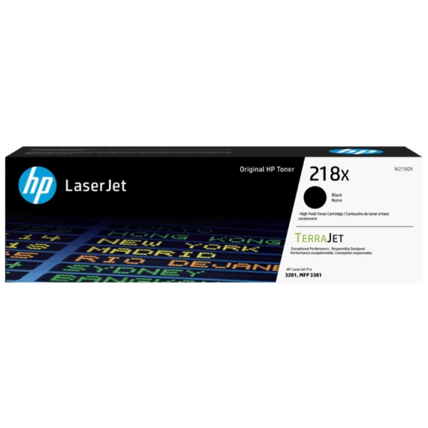 HP #218X (W2180X) Black Toner Cartridge W2180X