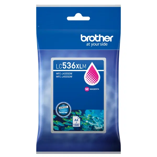 Brother LC536XLM High Yield Magenta Ink Cartridge LC-536XLM