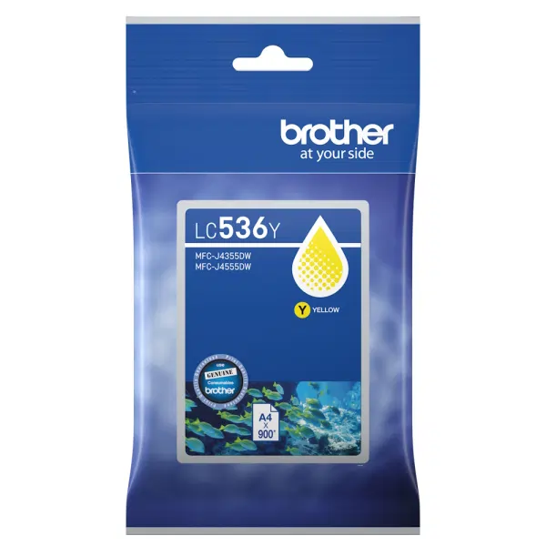 Brother LC536Y Yellow Ink Cartridge LC-536Y