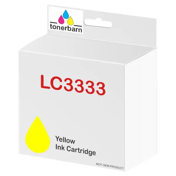Compatible Brother LC3333Y Yellow Ink Cartridge LC-3333Y
