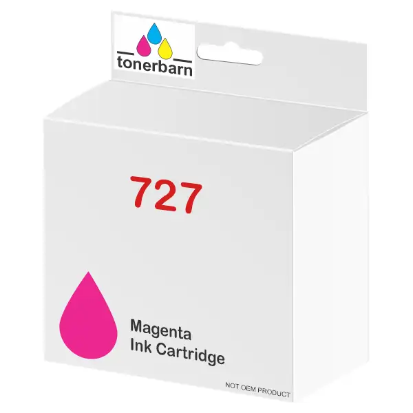 Compatible HP #727 300ml Magenta Ink Cartridge B3P20A