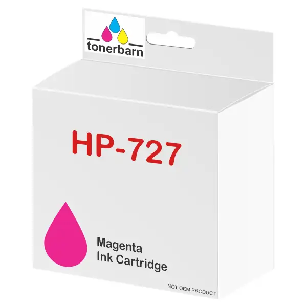Compatible HP #727 300ml Magenta Ink Cartridge B3P20A