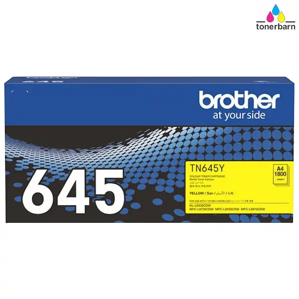 Brother TN645Y Yellow Toner Cartridge TN-645Y
