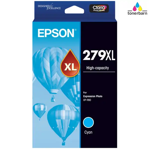 Epson 279XL High Yield Cyan Ink Cartridge C13T16L292