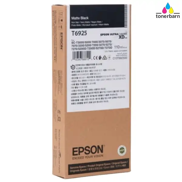 Epson UltraChrome XD T692 110ml Matte Black Ink Cartridge C13T692500