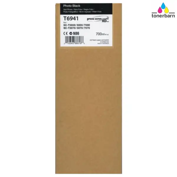 Epson UltraChrome XD T694 700ml Photo Black Ink Cartridge C13T694100
